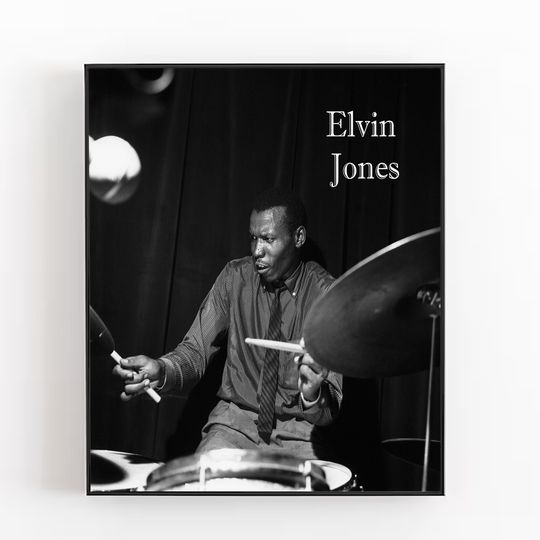 Elvin Jones Premium Matte Vertical Poster