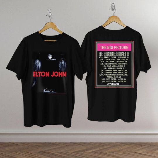 Vintage Elton John shirt 90s Elton John tshirt 1997 Elton John tee