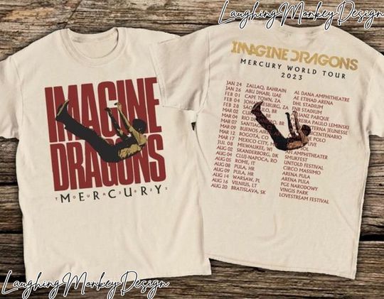 2023 Tour Imagine Dragons Mercury Tour 2022-2023 Shirt