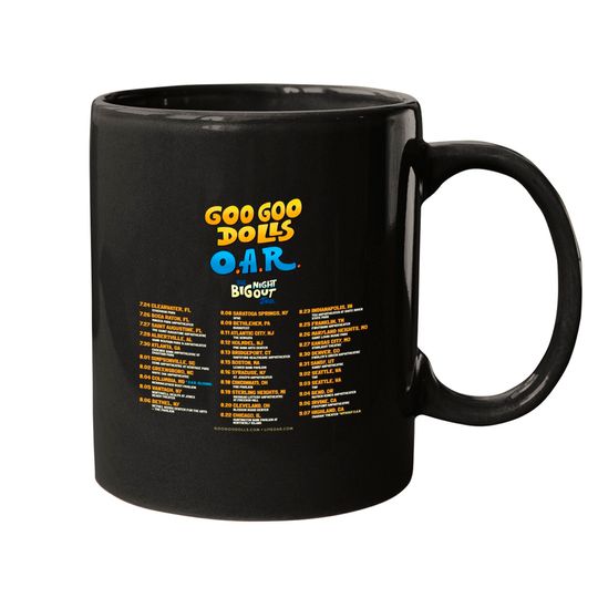 The Goo Goo Dolls O.A.R Tour Dates 2023 Mugs
