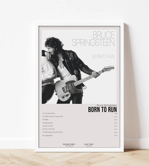 Bruce Springsteen - Born To Run | Album Cover Poster