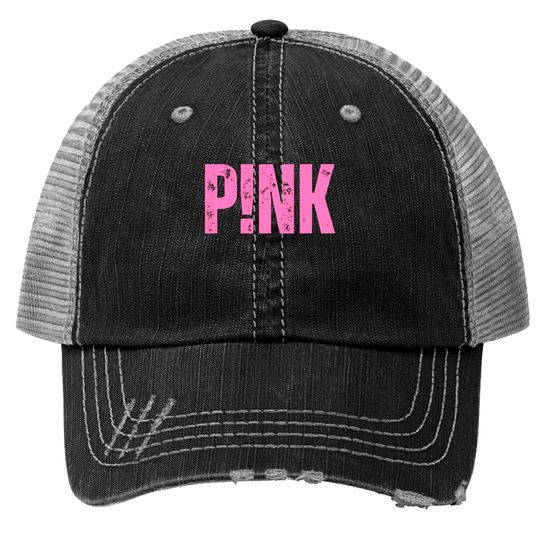 P!nk Singer Custom Trucker Hats For Summer Carnival Tour 2023 Pink Concert Trucker Hats