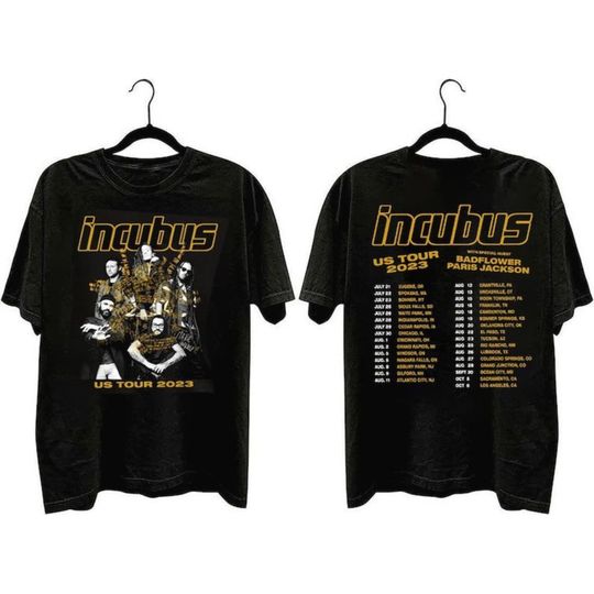 Incubus Band Tour 2023 Shirt , Tour 2023 Shirt