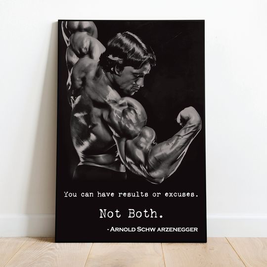 Arnold Schwarzenegger Bodybuilding Poster