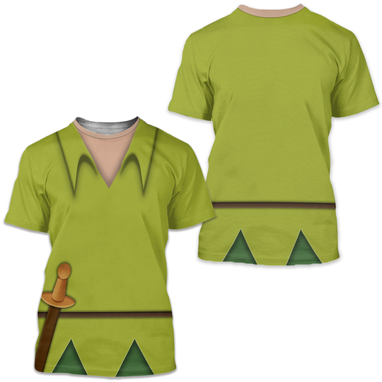 Peter Pan Shirt, Peter Pan Costume, Peter Pan and Tinkerbell, Disney Shirts