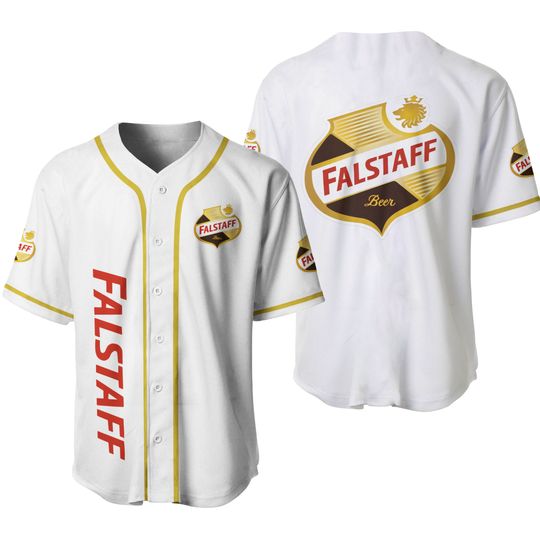 White Falstaff Beer - Jersey baseball - Sport fashion - Baseball Tshirt