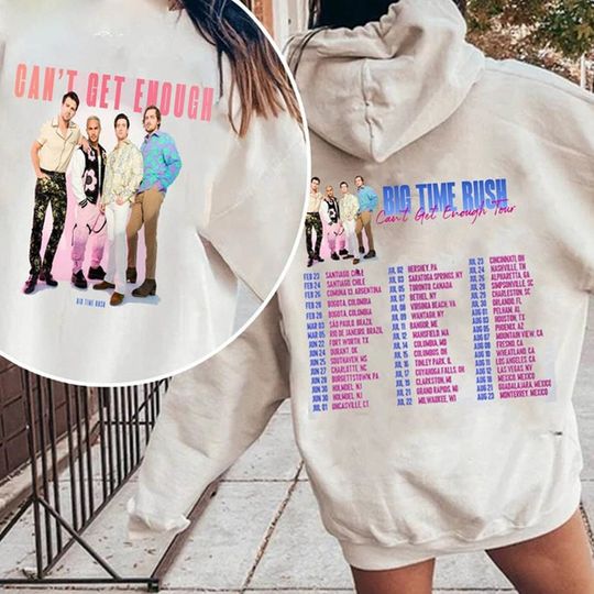 2 Sides Big Time Rush Band Cant Get Enough Tour Shirt,Big Time Rush Tour 2023 hoodie