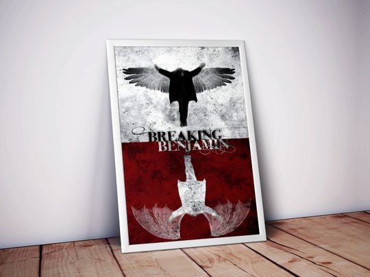 Discover Breaking Benjamin Poster | Breaking Benjamin Print | American Rock Bands Poster