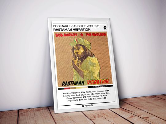 Bob Marley & The Wailers Poster | Rastaman Vibration Poster
