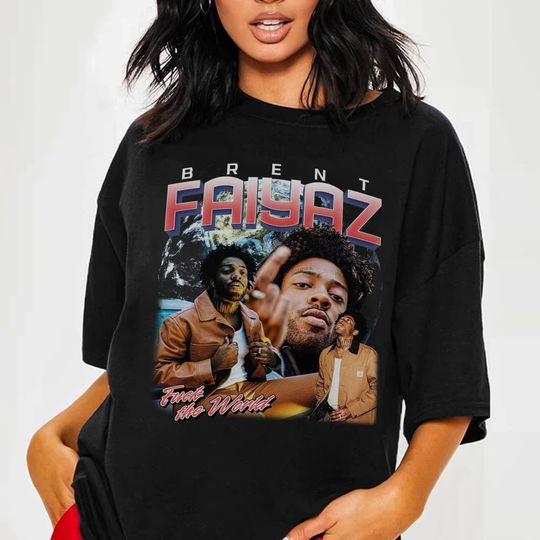 Brent Faiyaz Shirt | Vintage Brent Faiyaz Shirt