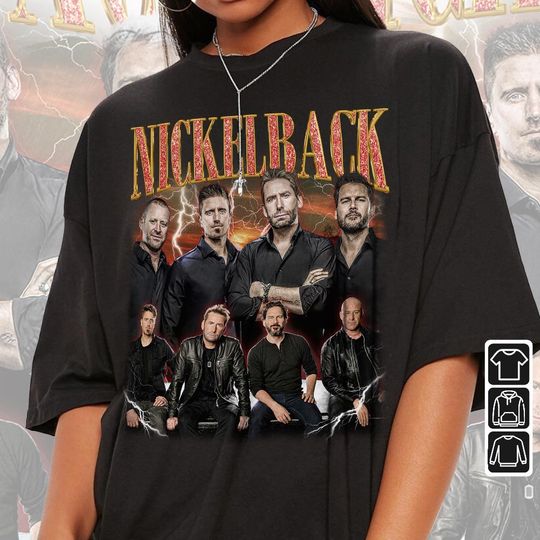 Nickelback Music Shirt, Vintage Get Rollin' Tour 2023 Tickets Album Get Rollin Graphic Tee