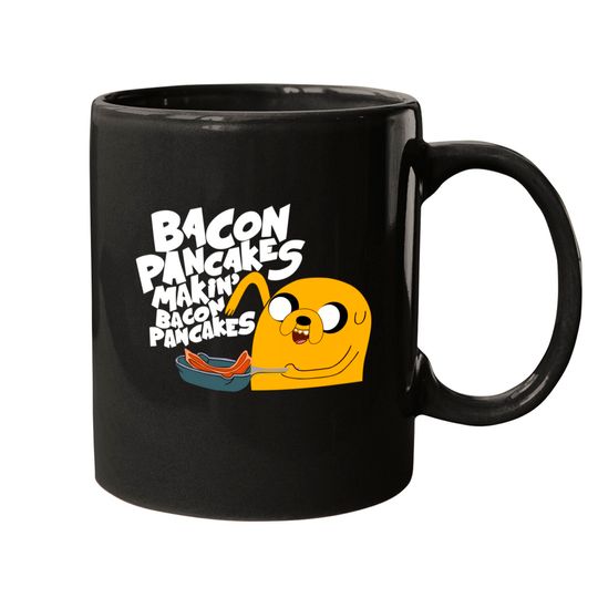 Bacon Pancakes - Funny Cartoon for the Bacon and Pancake Lovers Mugs
