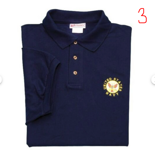 COAST GUARD Embroidered Polo Shirt