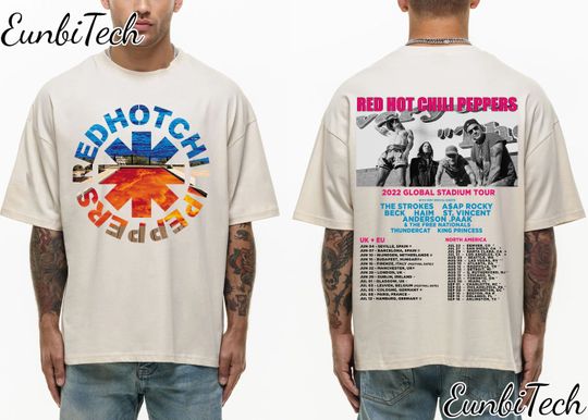 Red Hot Chili Peppers 2023 Tour T-Shirt, Red Hot Chili Peppers Shirt