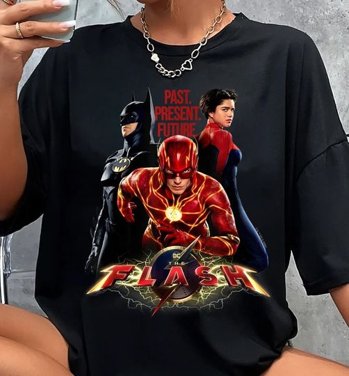 The Flash movie 2023 shirt, Flash Super hero Tees, Ezra Miller Movie Shirt