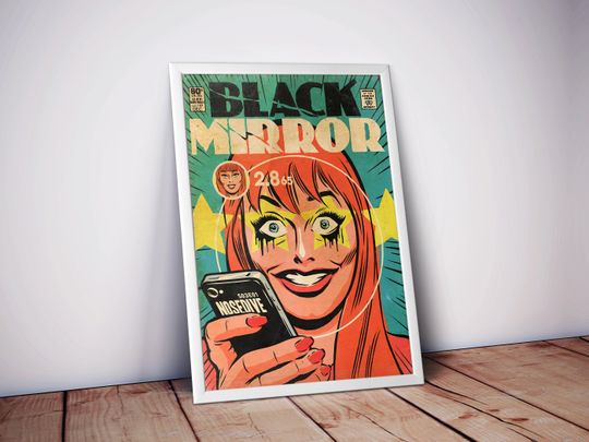Black Mirror Poster | TV Series Poster | Black Mirror Comics