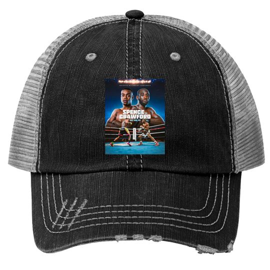 Errol Spence Jr Vs Terence Crawford Trucker Hats, Errol Spence Vintage Trucker Hats