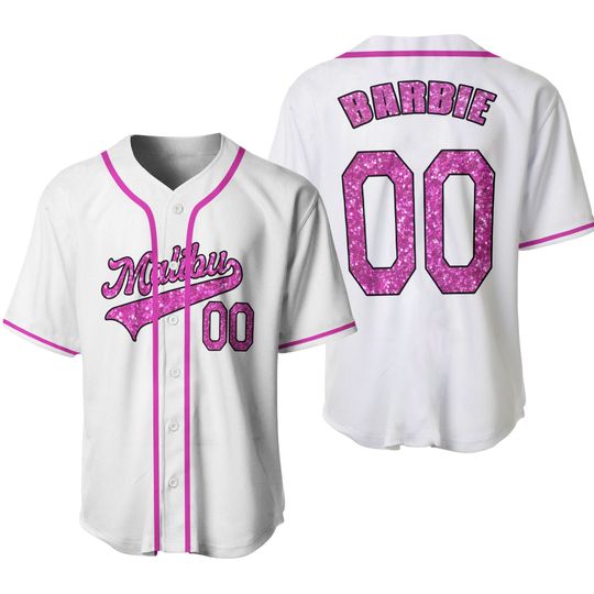 Custom 3D Glitter Color Personalization Baseball Jersey Baseball