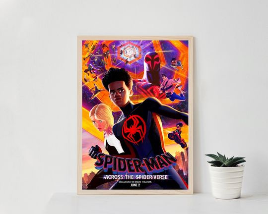 Spiderman Across The Spider Verse Movie Poster - Spider Man 2023 Poster