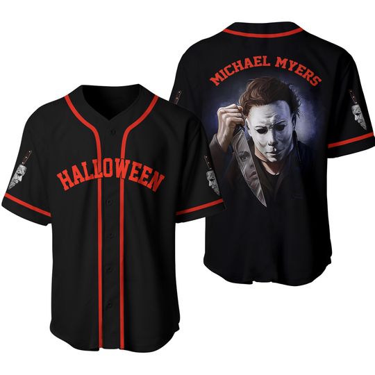 Michael Myers Baseball Shirt, Michael Myers Jersey, Horror Jersey Shirt