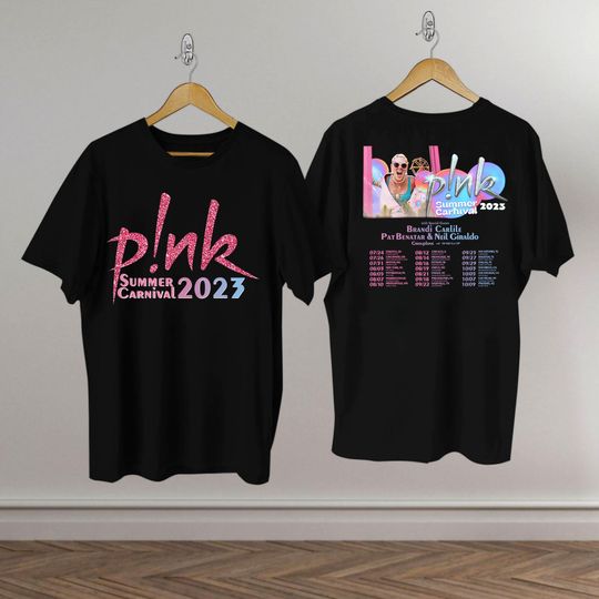 P!nk Pink Singer Summer Carnival 2023 Tour Two Sided Shirt
