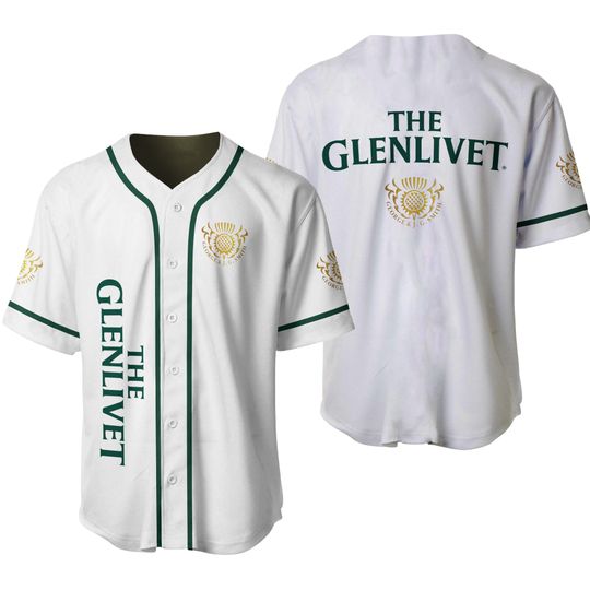The Glenlivet Whiskey white Baseball Jersey