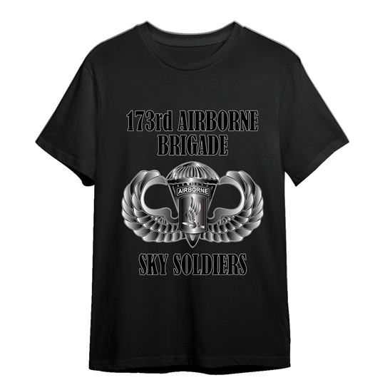 Veteran Gift-173rd Airborne sky soldierss Back Desi T-shirt