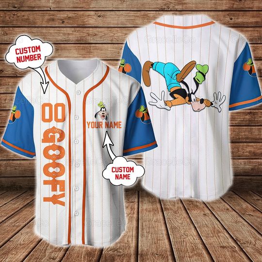 Discover Disney Goofy Baseball Jersey Shirt, Goofy Dog Jersey Shirt