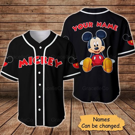 Mickey Mouse Jersey Shirt, Mickey Mouse Shirt