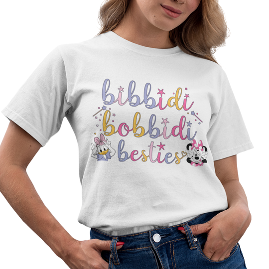 Bibbidi Bobbidi Besties Shirt, Minnie Daisy Shirt, Disney Squad Shirt, Disney Family Shirt