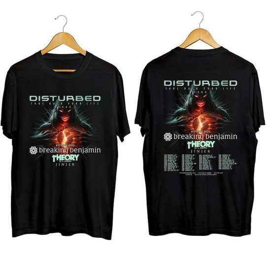 Discover Take Back Your Life Tour Shirt, Disturbed Band Fan Shirt, Disturbed World Tour 2023 Shirt