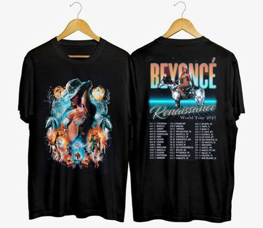 Beyonce Renaissance Tour Two Sided Shirt, Renaissance World Tour 2023 Shirt