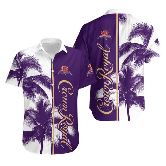 Crown Royal Button Shirts/Man Shorts, Royal Hawaiian Shirt
