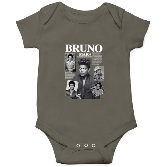 Bruno Mars Music Onesies K1, Bruno Mars Concert 2023 Retro Unisex Gift