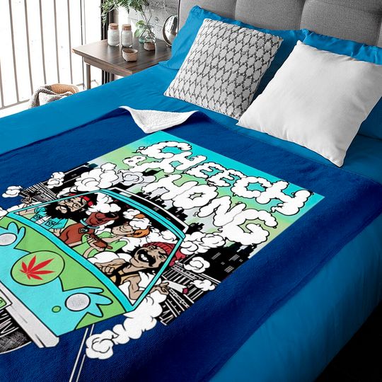 Cheech and Chong Scooby Doo Mystery Machine Baby Blankets