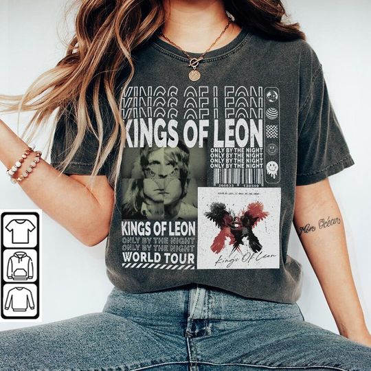 Kings Of Leon Music Shirt, Retro  Vintage King Of Leon World Tour 2023 Album