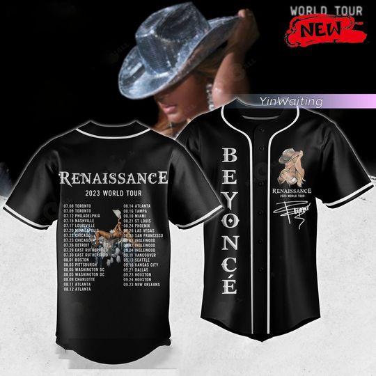 Beyonce Jersey Shirt, Renaissance Baseball Jersey