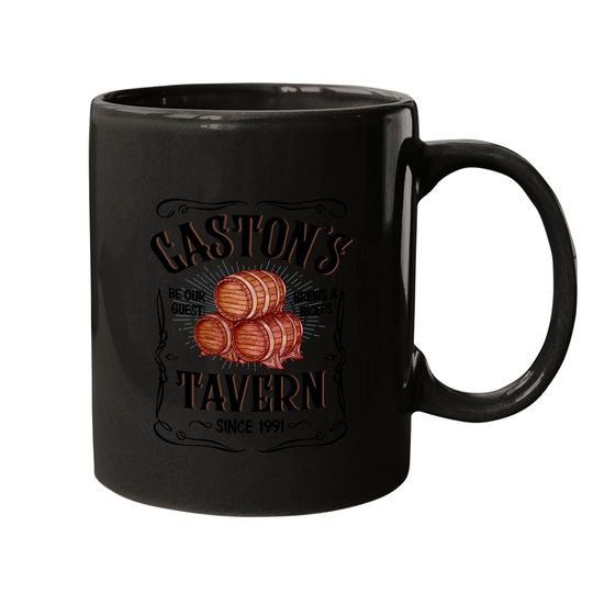 Discover Beauty And The Beast Mugs, Disney Gaston's Tavern Le Pub Mugs, Father's Day Gift