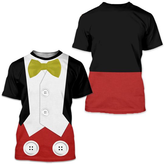 Mickey Tuxedo All Over Print Shirt