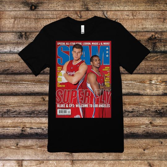 Chris Paul and Blake Griffin vintage Slam Magazine unisex T-Shirt