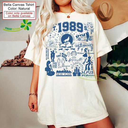 Discover Taylor 1989 Album Track List Shirt, 1989 Deluxe Shirt