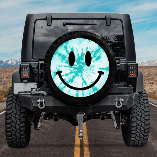 Smiley Face Spare Tire Cover