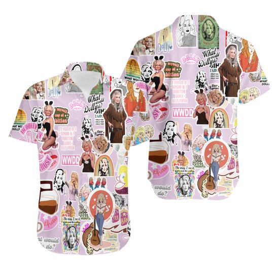 Dolly Parton 3D All Over Printed Hawaiian Shirt