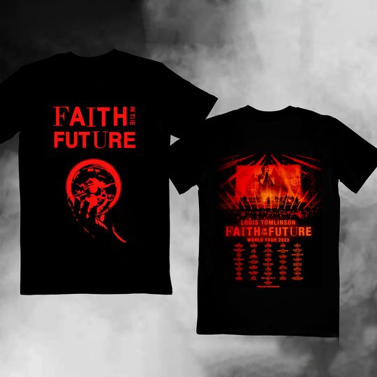 Faith In The Future World Tour 2023 Double Sided Shirt