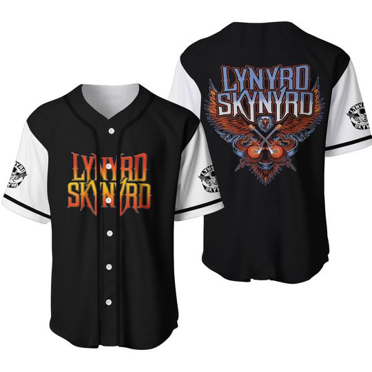 Lynyrd Skynyrd Baseball Jersey, Music Baseball Jersey Shirt