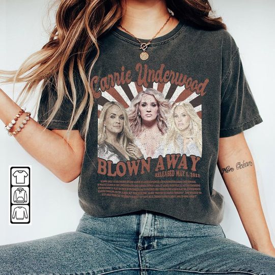 Carrie Underwood Merch Music Shirt, Blown Away Album Country Music