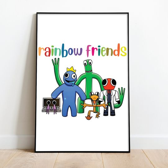 rainbow friends Premium Matte Vertical Poster