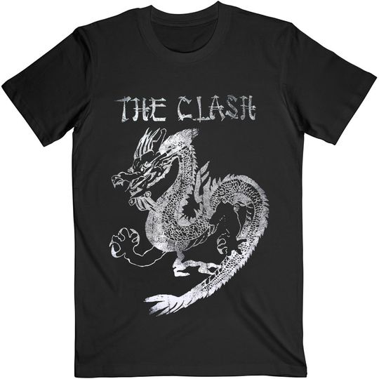 The Clash Dragon Vintage Tee T-Shirt Mens Unisex