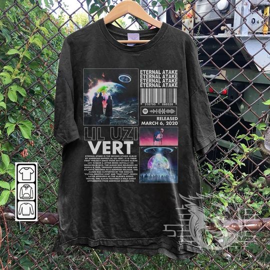 Lil Uzi Vert Rap Shirt, Eternal Atake Album 90s Y2K Merch Vintage Rapper Hiphop