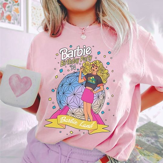 Birthday Party 1994 Tee, Barbie shirt, Party Girls Shirt, Doll Baby Girl Shirt